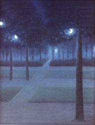 Nocturne in the Parc Royal, William Degouve De Nuncques